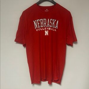 Fanatics Nebraska Volleyball Red Tee